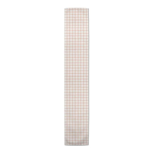 72&#x22; Fall Grid Polyester Twill Table Runner